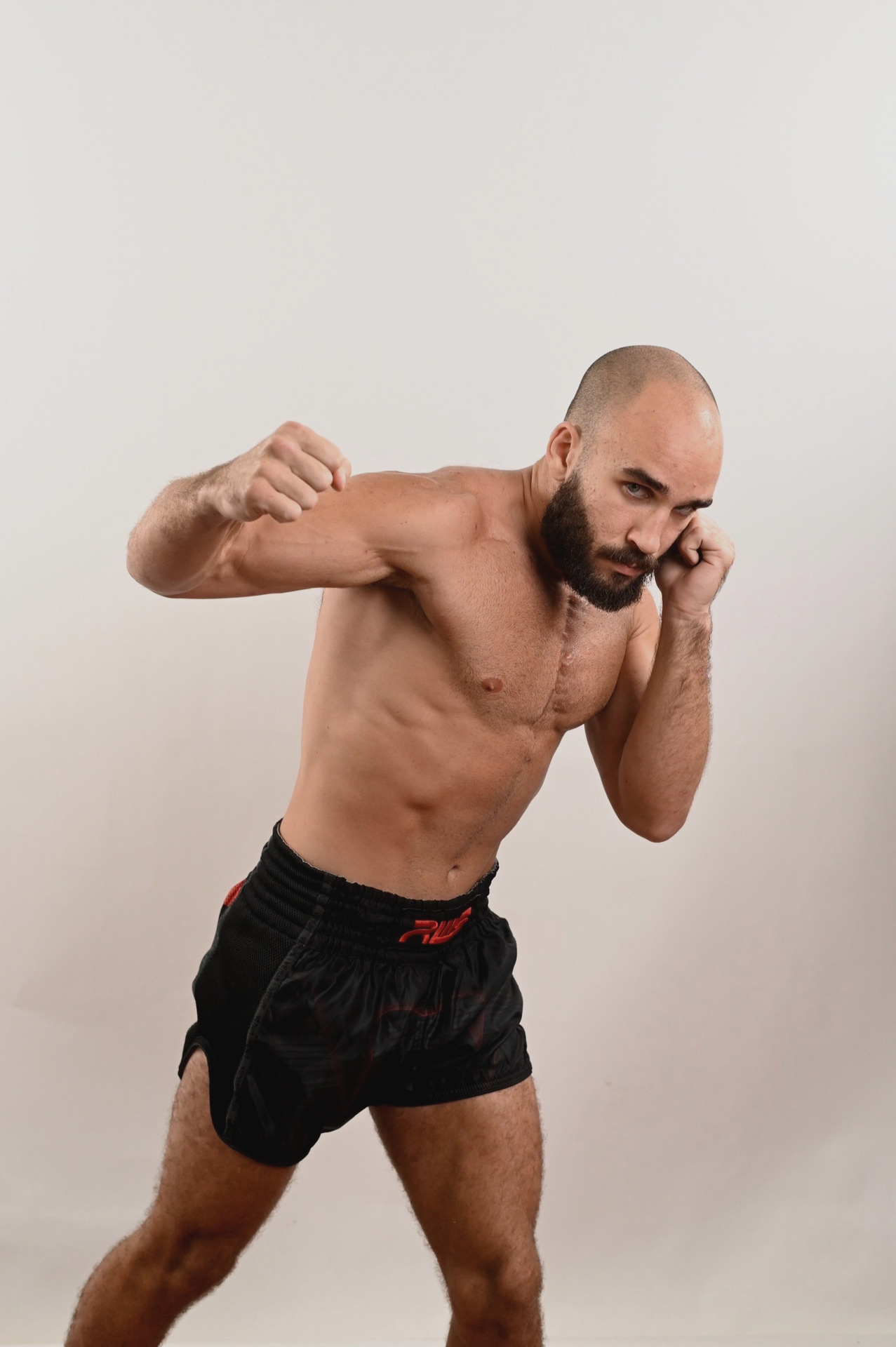 Devin Radianu in fighting stance